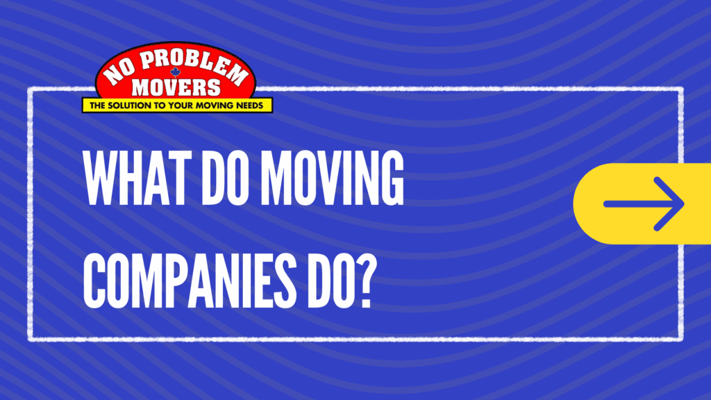 What Do Moving Companies Do