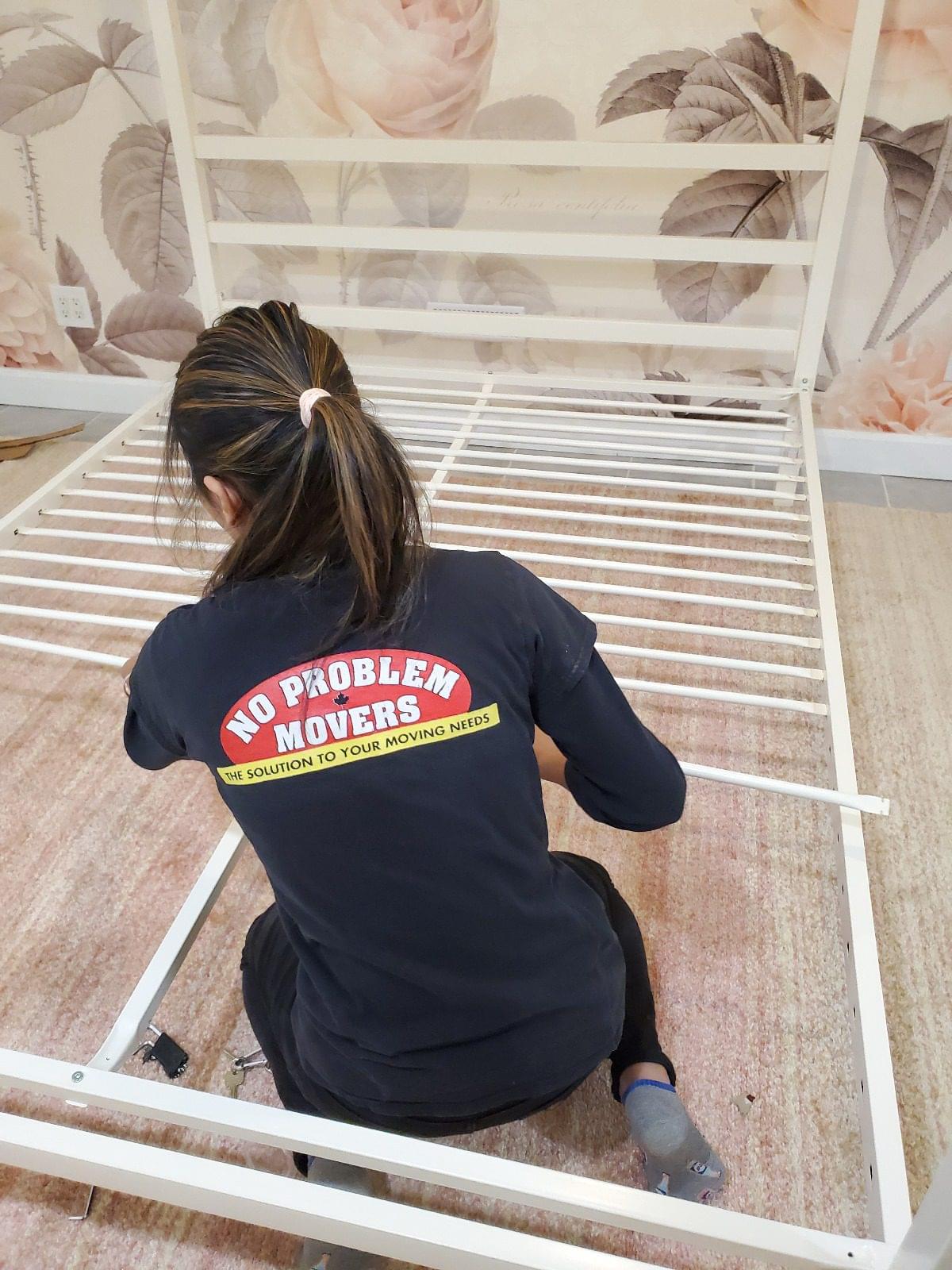 Customer testimonial screenshot for moving services